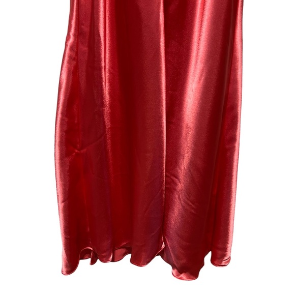 Vintage Y2K Secret Treasures Hot Pink Satin Nightgown Size Large - Picture 7 of 11